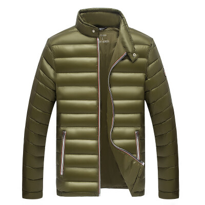 

Antarctic men 90 white duck down business standing collar warm down jacket Y1601 military color