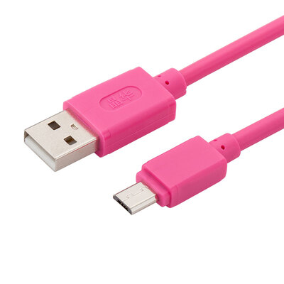 

Jinghua JH 0333 Andrews mobile phone data cable flat-panel data cable charger mobile power line for Huawei Samsung millet Meizu 1 m rose
