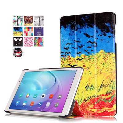 

Magnet Ultra thin Smart pu leather Case cover For Huawei MediaPad t2 pro 10"(FDR-A03L)(FDR-A01W) tablet protective leather skin