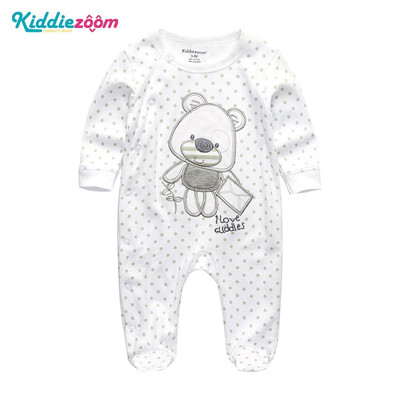 

Kiddiezoom Jumpsuit Long Sleeve Spring Autumn Baby Rompers Cotton Newborn 0-12Months Baby Clothes Stars Stripes Baby Supplies
