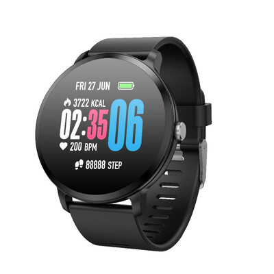 

9Tong Smart Watch Waterproof Fitness Tracker Smartwatches Clock Bluetooth Round Sport Smart Watches Bracelet Heart Rate Monitor