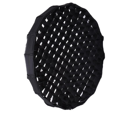 

60CM Collapsible Beauty Dish Softbox Diffuser Honeycomb Grid Bowens Mount I1C7