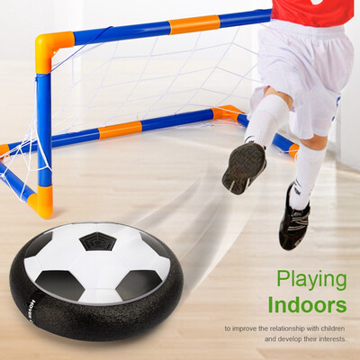 

Hot Electric Kids Toys Disc Air Power Soccer Football for Children Gifts Outdoor Indoor Game Kids Toys Football With LED Lights Mu