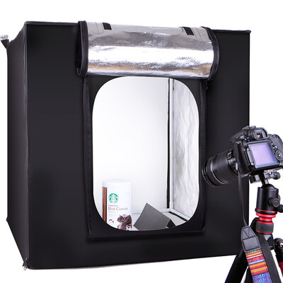 

Rhema (EIRMAI) YA80 LED мини светлой коробки софтбокса студии профессиональной фотографии костюм небольшой простая камера киносъемка поставщик оборудование электричество реквизит 80CM диммирование версии