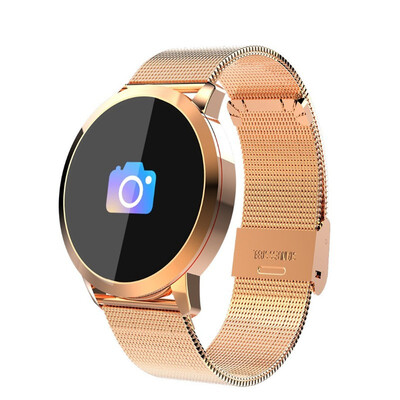 

New Q8 Bluetooth step counter sports 150 days life sleep anti-lost watercolor screen smart wear bracelet