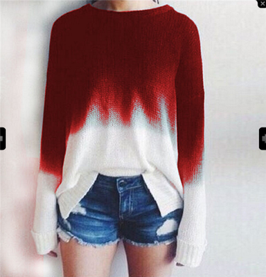 

Gradual knitted sweater knitted sweater