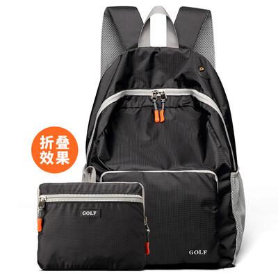 

Golf GOLF Backpack Folding Computer Backpack Bag 14 Inch Large Capacity Waterproof Lightweight Storage Carrying Outdoor Travel Bag D5BV82732S Black