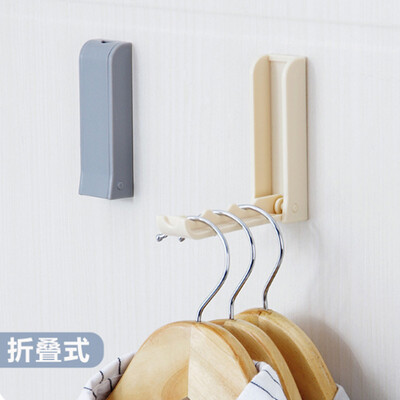 

Bingyou creative folding door hooks home invisible coat hook coat hook plastic wall hanging hanger hook