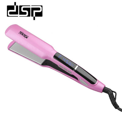 

DSP Hair Straightener 220V-240V LCD Display Digital Temperature Control Anti-Scald Hair Straightener EU UK Plug