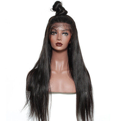 

130 Density Full Lace Wig With Baby Hair 100 Human hair Straight For Women Dolago