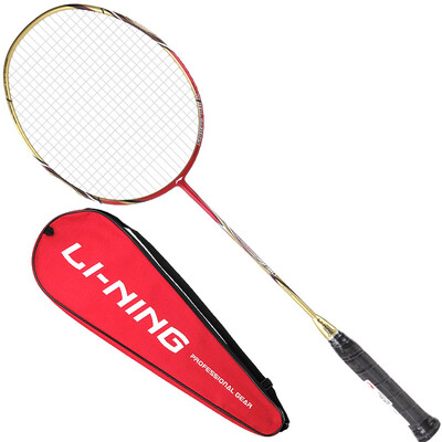 

Li Ning LI-NING младший высококачественный полный углерод бадминтон ракетка одиночный выстрел HC1900 фиолетовый (уже резьбовые)