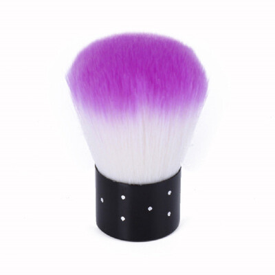 

1PC 6 COLOR soft brush Nail Tools Brush & UV Gel Nail Art Dust Clean Brush