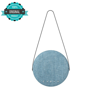 

Sardine F6 Fabric 41 Bluetooth Speaker Portable Wireless Round Loudspeak Sound with Belt 4000mAh Bookshelf Indoor Music TF AUX