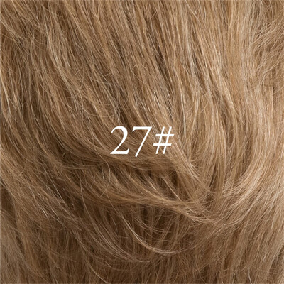 

BLONDE UNICORN Extra Short Straight 6 Inch Hair Black Wigs Fluffy Texture Human HairSynthetic Blend Wigs with Side Fringe for Wh