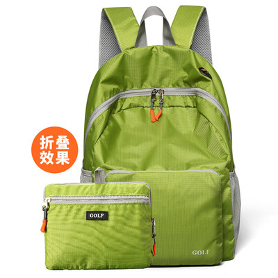

Golf GOLF Backpack Folding Computer Backpack Bag 14 Inch Large Capacity Waterproof Lightweight Storage Carrying Outdoor Travel Bag D5BV82732S Green