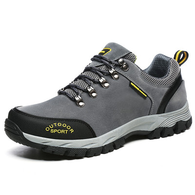 

Men Big Size 39-49 Fashion Men Shoes Comfortable Waterproof Outdoor Casual Shoes Lace-Up Spring Autumn Rubber Sneakers