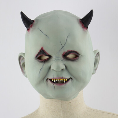 

Halloween funny wretched man mask funny horror latex clown mask wig