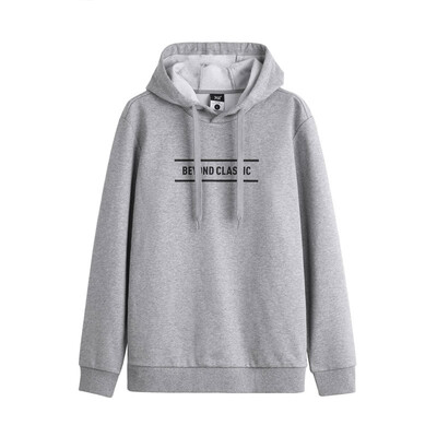 

361 degrees mens 2018 new hooded pullover sweater autumn new sweater 651834804-2 magnet flower gray 2XL