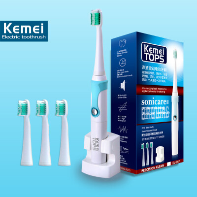 

Kemei KM-907 Electric Toothbrush Ultrasonic Sonic Rotary Electric Replacement Heads 45000/min Professional Teeth Brush