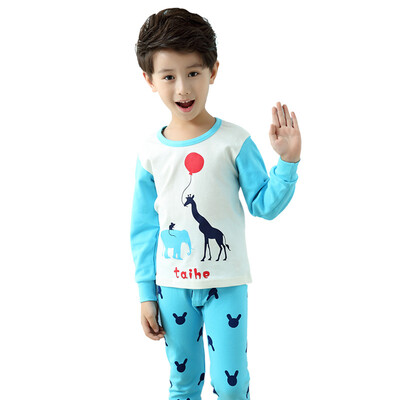 

Antarctic Nanjiren children&39s underwear boys&girls base base Qiqiu Qiuku pajamas cotton wool suit cool car 120