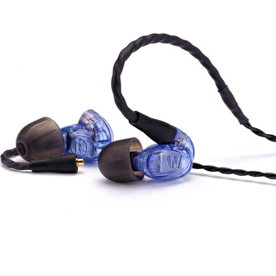 

Weston um10 pro blue HiFi noise reduction headphones a unit moving iron headphones ear style music game headset