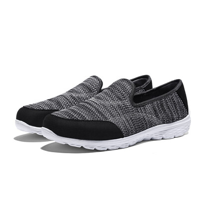 

2018 flying woven shoes non-slip wear-resistant flat shoes womens shoes casual shoes womens mesh soft sole shoes