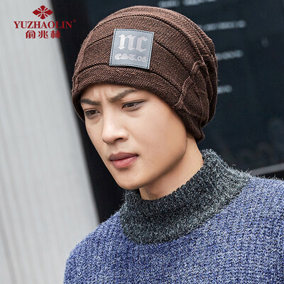 

Yu Zhaolin YUZHAOLIN hat mens autumn&winter mens wool hat Korean version of the wild warm riding hat thick knit hat autumn&winter baotou hat youth male hat NC wool cap coffee color