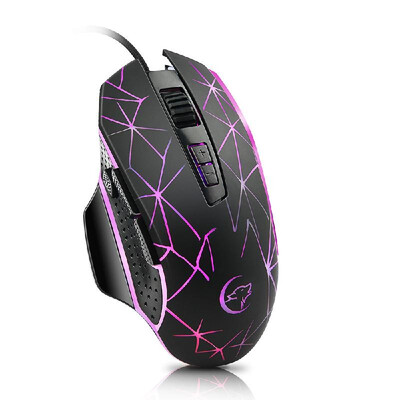 

Gaming Mouse USB Wired Optical Game Mouse 3200 DPI Adjustable 9 Buttons Backlight Mice