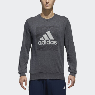 

Adidas ADIDAS Mens CG CREW TRI LNG Sports Pullover DT2495  Code