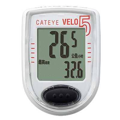 

CATEYE cat&39s eye bike code table 5 function Chinese cable code table mountain bike road car ride odometer CC-VL510 white