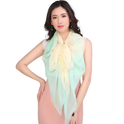 

Jingdong Supermarket Shanghai Story STORY Of SHANGHAI orange gradient silk scarves women silk silk shawl scarf