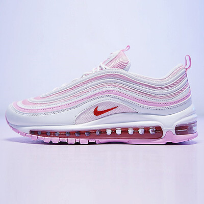 

Original New Arrival Authentic Nike AIR MAX 97 OG Women Cherry Powder Bullet Full Palm Cushion Running Shoes Sport Shoes