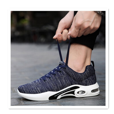 

New breathable casual sports shoes mens wild tide shoes running shoes Korean travel trend shoes autumn black tide shoes high scho