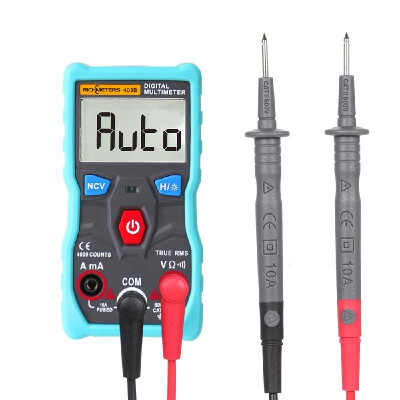 

RICHMETERS RM403B Automatic Digital Multimeter 4000 Counts True-RMS Intelligent Auto Range Measurement NCV ACDC Voltage Current O