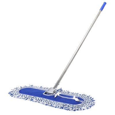 

Ruishen ruishen 90cm professional dust push flatbed mop commercial drag stainless steel cotton dust push Mop Mop