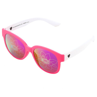 

Kawakubo Ling female powder white purple magic mirror series sunglasses MG-2801-C3