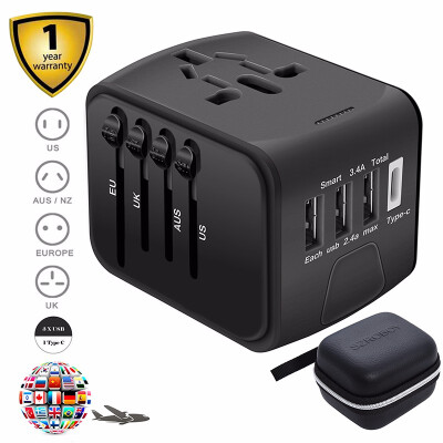 

Travel AdapterUniversal Travel AdapterAll-in-one International USB Travel Adapter with High Speed 24A 4-port USB Charger