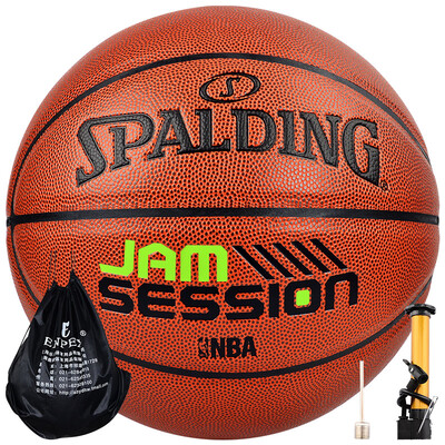 

Spalding Spalding Jam Session Competition PU Basketball Indoor&Outdoor 7th Game Blue Ball 74-632Y