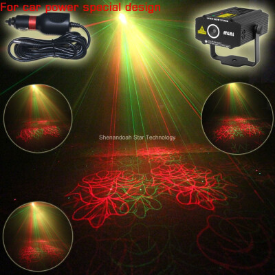 

ESHINY Car Used plug RG laser Chrismas 4 patterns Projector field outdoor garden hillside Park Party effect Xmas Light CR8