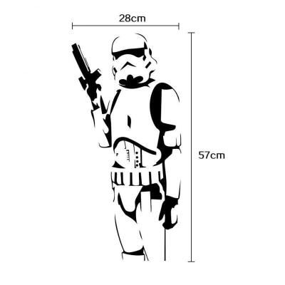 

Star Wars Stormtrooper Wall Sticker Vinyl Decal DIY Kids Bedroom Decor Art Mural