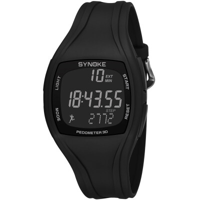 

Sports time record waterproof watch 3D step sports watch male student multi-function electronic watch