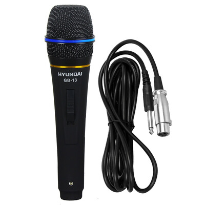 

Hyundai HYUNDAI GB-13 dynamic microphone family KTV singing karaoke conference speech dedicated wired microphone