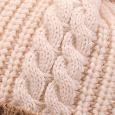 

Hot Baby Infant Crochet Knitting Wool Newborn Baby Hat Beanie Pompom Flat Caps