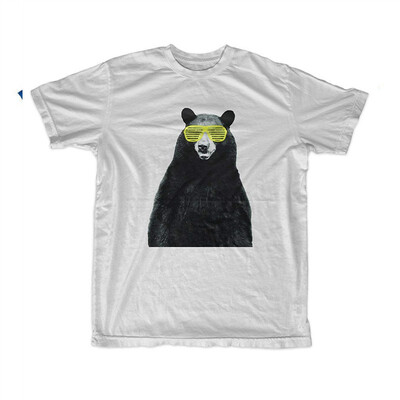 

Bear with Swag Glasses Funny Mens T-Shirt