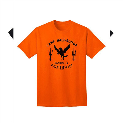 

Cabin 3 Poseidon Camp Half Blood Adult T-Shirt