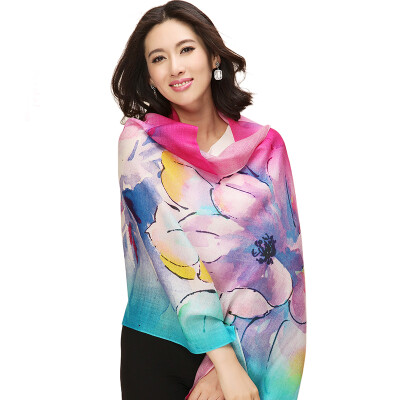 

Shanghai stock (STORY Of SHANGHAI) Hawthorn moonlight wool scarf ladies autumn and winter warm big shawl