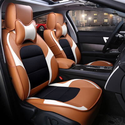 

Kang car treasure leather all-inclusive car seat cover car dedicated custom order please leave a message model year 7870 black gray