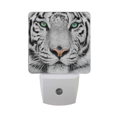 

ALAZA LED Night Light With Smart Dusk To Dawn SensorSiberian Tiger Plug In Night Light