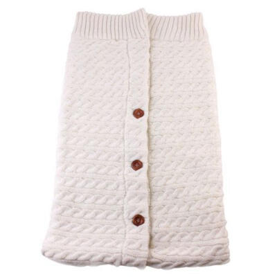 

Newborn Baby Blanket Knit Crochet Swaddle Sleeping Bag Stroller Wrap Sleepsacks
