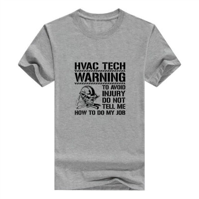 

Avoid Injury Dont Tell Me How To Do Job HVAC Tech Premium Mens T-Shirt